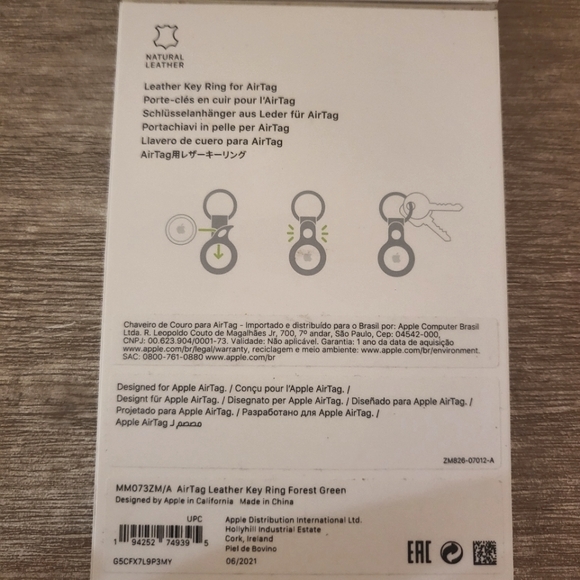 AirTag Leather Key Rings - Picture 3 of 6